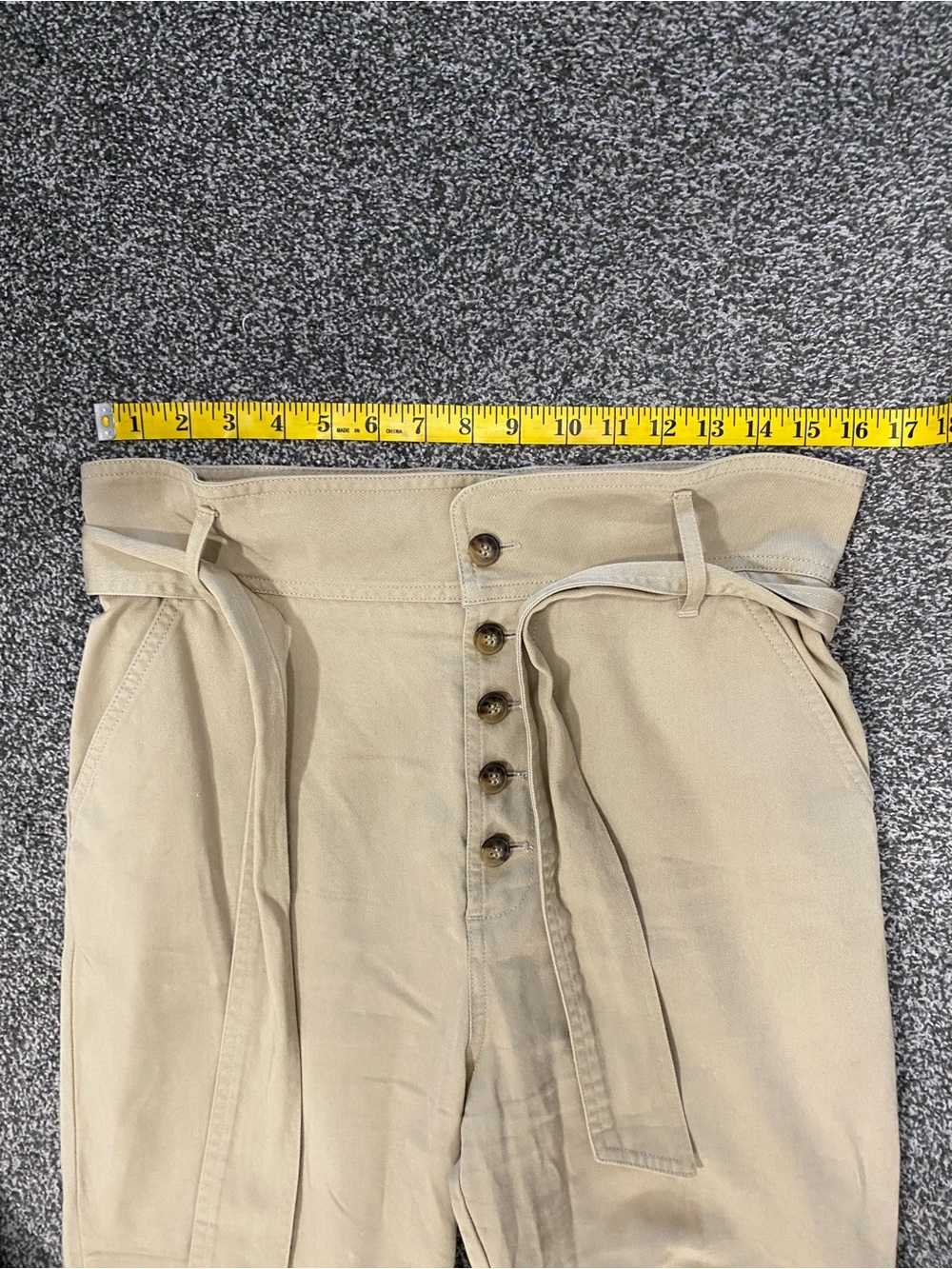 Sezane Leandro Trousers Mastic - Size 38 - Picture 8 of 13